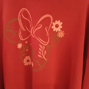 Disney Minnie Red Crewneck Top